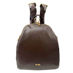 M Brc Zaino Donna in Pelle Moro con Doppi Spallacci Linea Obona