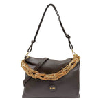 M Brc Borsa a Spalla Donna Linea Tresor in Pelle Moro