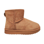 Asso Stivaletto Bambina Cammello con Ecopelliccia