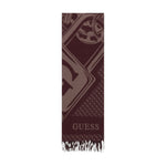 Guess Sciarpa Donna Prugna Logata