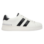 Guess Sneakers Uomo Bianca Nera con Motivo Effetto Cocco