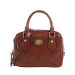 The Bridge Mini Bauletto Donna in Pelle Cuoio con Tracolla
