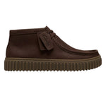Clarks Torhill Hi Polacchino Uomo in Pelle Moro
