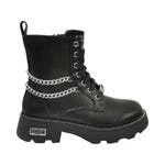 Cult Young Anfibio Bambina Nera con Catena Argento Numero 35/36/37/38