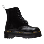 Dr. Martens Molly Anfibio Platform Donna Nero con Lacci in Raso
