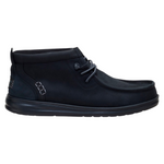 Hey Dude Wally Mid Gripr Leather Slip On Uomo in Pelle Nera