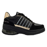 Fornarina Up Revolution Sneakers Donna Nera Oro