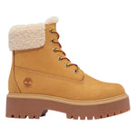 Timberland Polacchino Donna Ocra Impermeabile Stone Street con Pelliccia