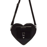 Dr. Martens Zaino/Borsa Donna in Pelle Nera a Froma di Cuore
