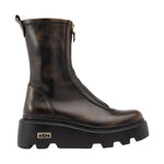Cult Stivaletto Donna Marrone Sfumato con Zip Centrale