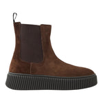 Frau Beatles Donna Platform in Camoscio Cacao