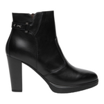 Nero Giardini Tronchetto Donna Nera in Pelle con Tacco Alto 90mm