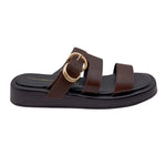 Francesco Brunelli Ciabatta Donna in Pelle Moro