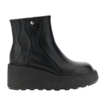 CafèNoir Stivaletto Donna in Pelle Nera con Zeppa Alta 80mm