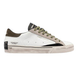 Crime London Sneakers Uomo Bianca Distressed 2.0 Light Green