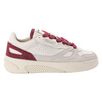 Ellesse Sneakers Donna in Pelle e Camoscio Bianco Vino