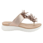 Enval Soft Infradito Donna in Pelle Champagne