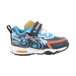 Primigi Sneakers Bambino Blu Arancio Monster Trucks con Luci