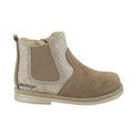 Primigi Stivaletto Chelsea Bambina Fango in Camoscio Sintetico Fango con Glitter