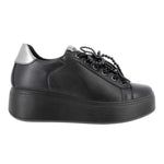 Igi&Co Sneakers Donna Platform in Pelle Nera con Accessorio