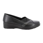 Enval Soft Ballerina Donna Nera in Pelle e Naplak con Elastico