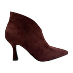 Gold&Gold Tronchetto Donna in Camoscio Bordeaux con Tacco a Rocchetto Alto 80mm