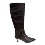 Donna Serena Stivale Donna Moro in Pelle con Tacco Alto 50mm