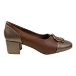 Sky Comfort Dècollettè Donna Cuoio con Accessorio e Tacco Largo Alto 50mm