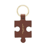 The Bridge Portachiavi Unisex Puzzle in Pelle Cuoio