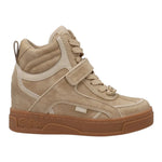 Buffalo Stella Sneakers Alta Donna Beige con Zeppa Interna 80mm