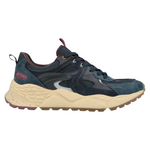 Jeep Sneakers Uomo Blu in Camoscio e Tessuto