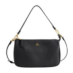 Nannini Firenze Borsa a Mano Donna Keira in Pelle Nera con Tracolla
