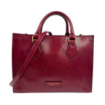 The Bridge Borsa a Mano Linea Ida Donna in Pelle Barolo con Tracolla