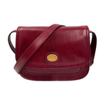 The Bridge Borsa a Tracolla Donna in Pelle Barolo a Scomparti