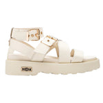 Cult Sandalo Donna in Pelle Bianco Sporco