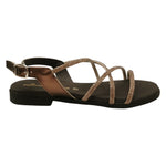 Laura Bizzarri Sandalo Basso Bronzo con Strass