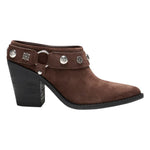 Guess Sabot Donna in Camoscio Marrone con Tacco Alto 90mm