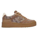 Guess Sneakers Donna in Camoscio e Tessuto Logato Tortora