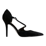 Guess Dècollettè Donna in Camoscio Nero con Tacco a Stiletto Alto 100mm