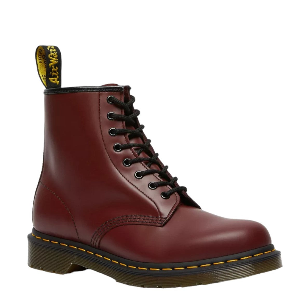 Dr Martens Stivale Stringato 1460 Smooth bordeaux