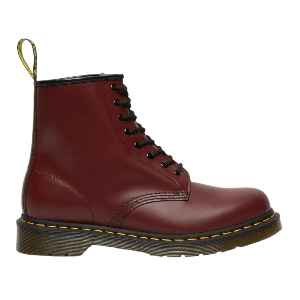 Dr Martens Stivale Stringato 1460 Smooth bordeaux