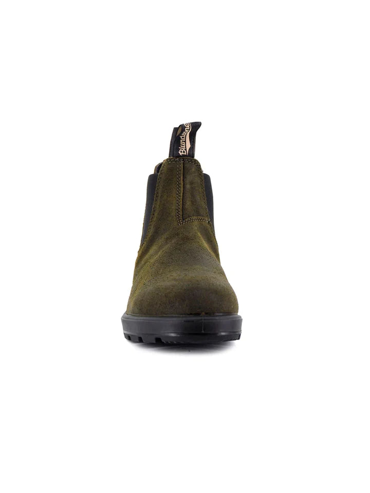 Blundstone Chelsea Boots Suede Verde Oliva