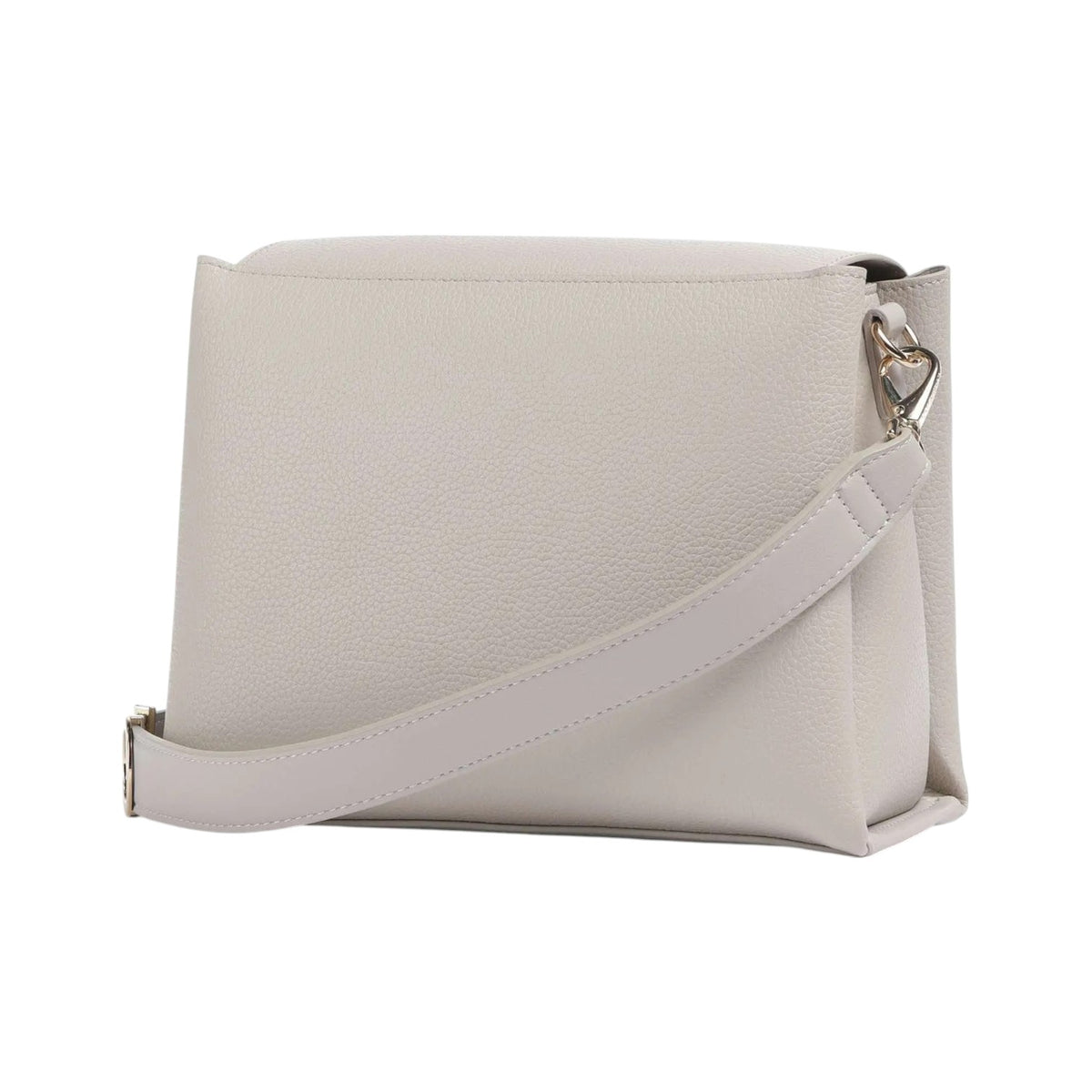 Mario Valentino Borsa a Tracolla Donna Linea Alexia in Pelle Sintetica Perla con Doppia Tracolla