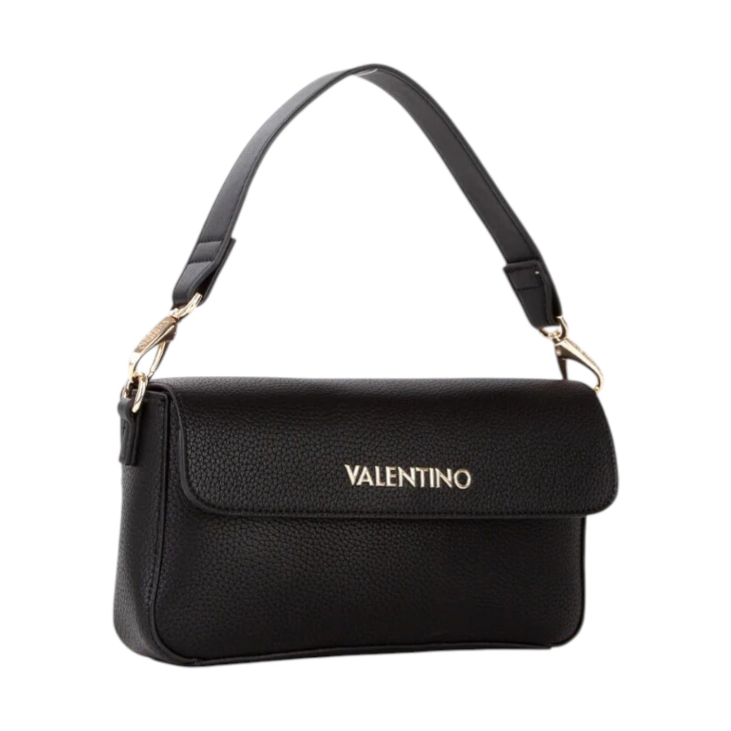 Mario Valentino Borsa a Spalla Donna Alexia Nera con Bottone