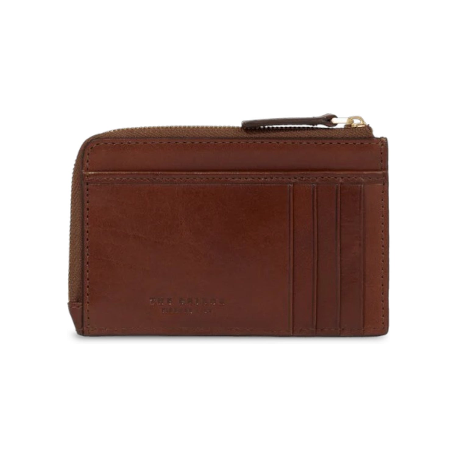 The Bridge Portacarte Unisex Linea Story in Pelle Cuoio
