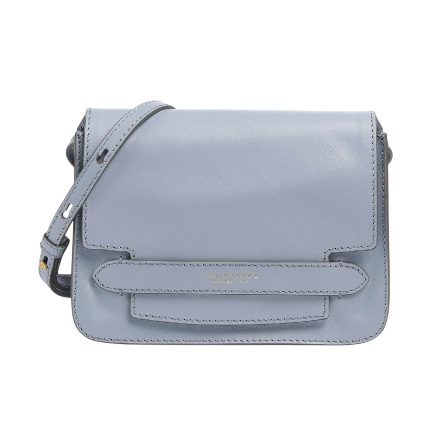 The Bridge Tracolla Linea Lucrezia in Pelle Acqua