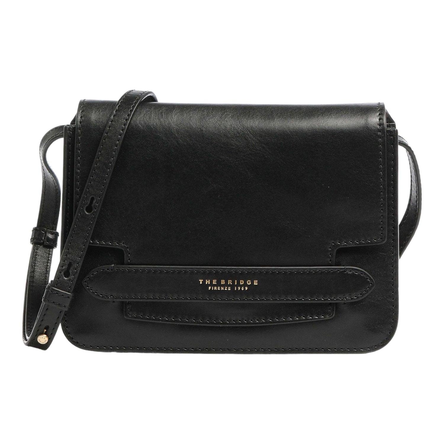 The Bridge Tracolla Nera Linea Lucrezia in Pelle da Donna