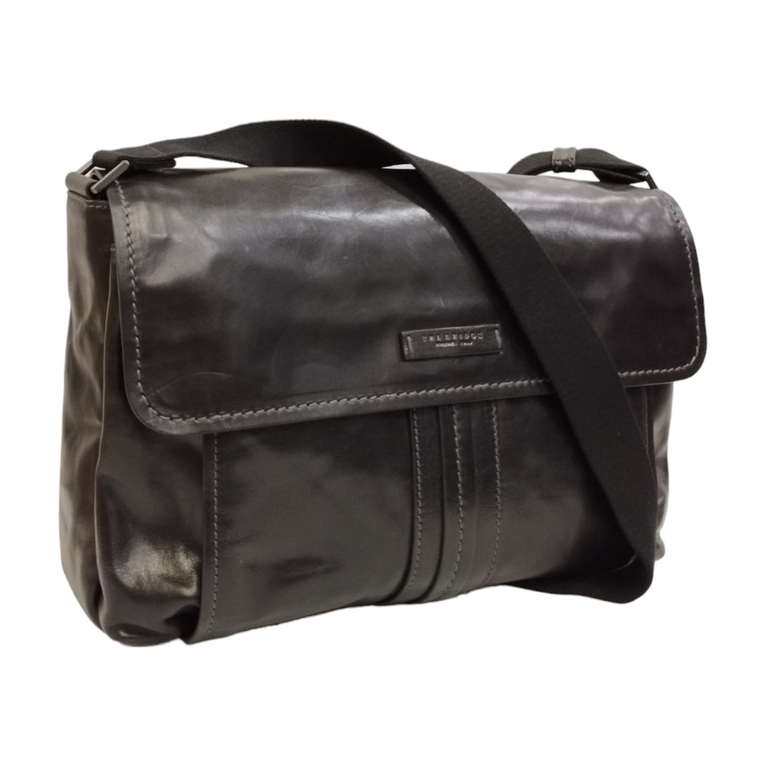 The Bridge Messenger Nera da Uomo in Pelle