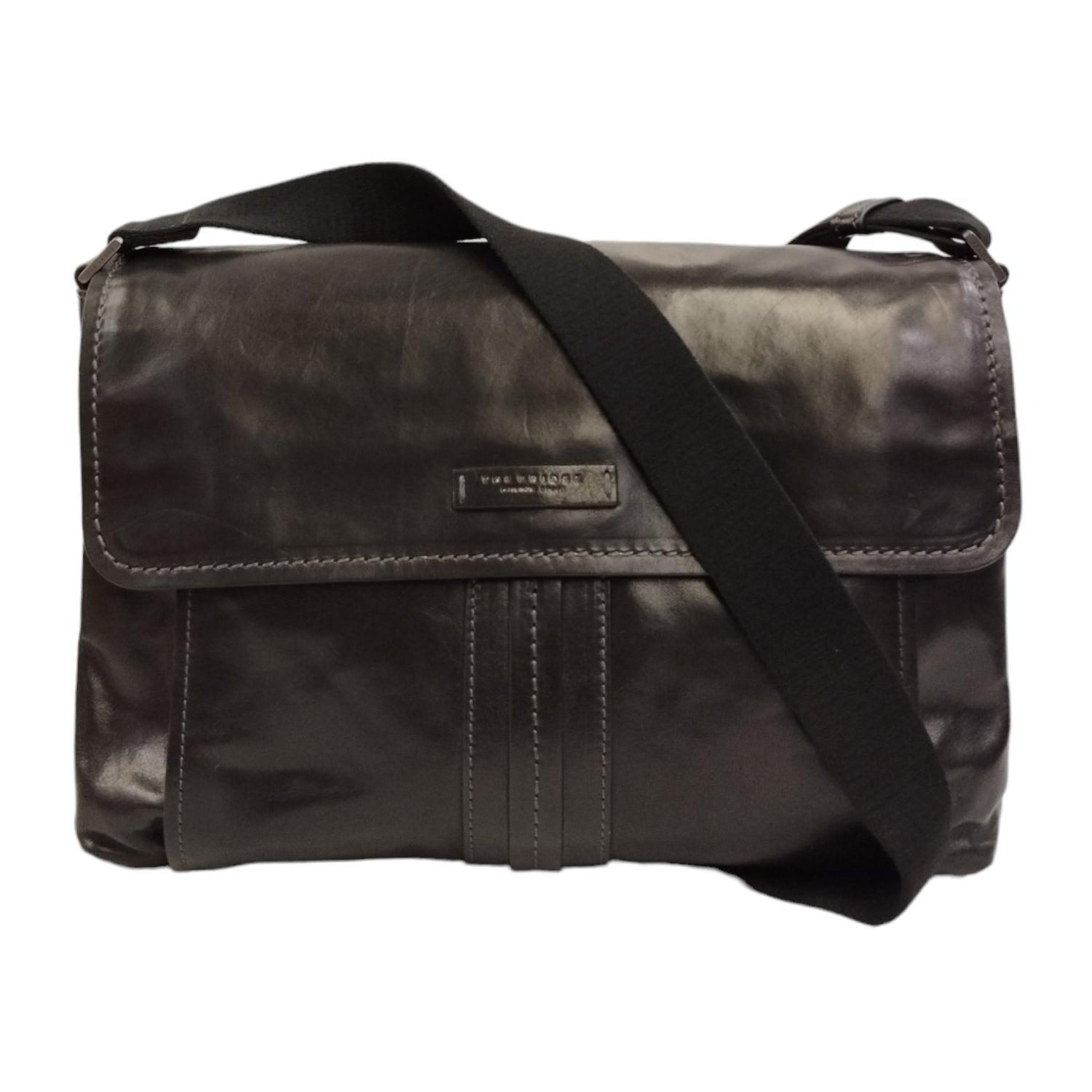 The Bridge Messenger Nera da Uomo in Pelle