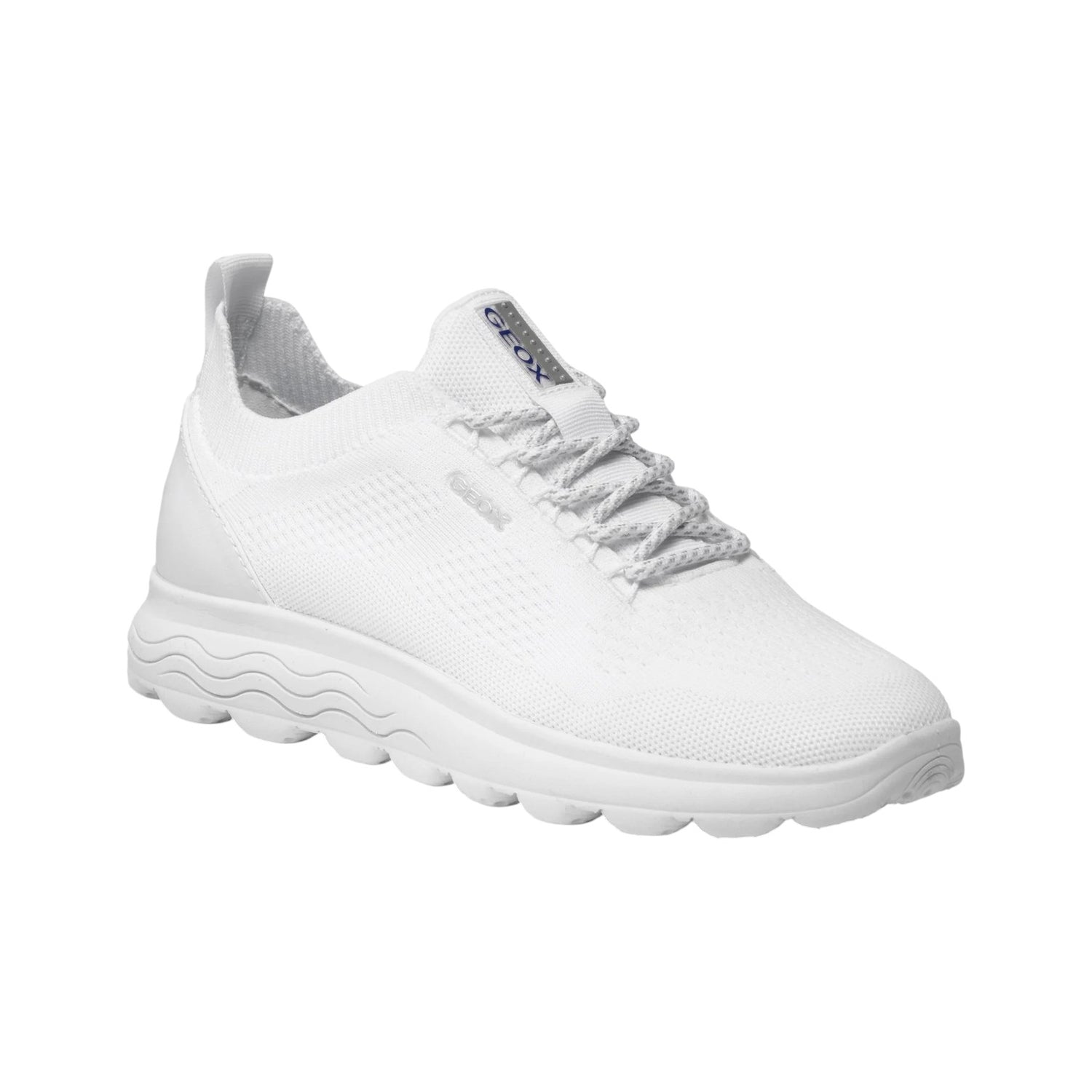 Geox Sneakers Donna in Tessuto Bianca Spherica